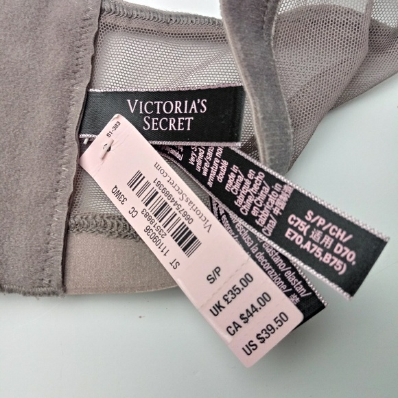 NWT Victoria's Secret Mesh Halter Bralette - Picture 6 of 8